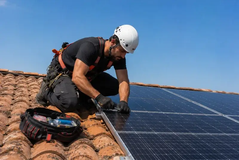Maintenance et monitoring de panneaux solaires à Villars-les-Dombes